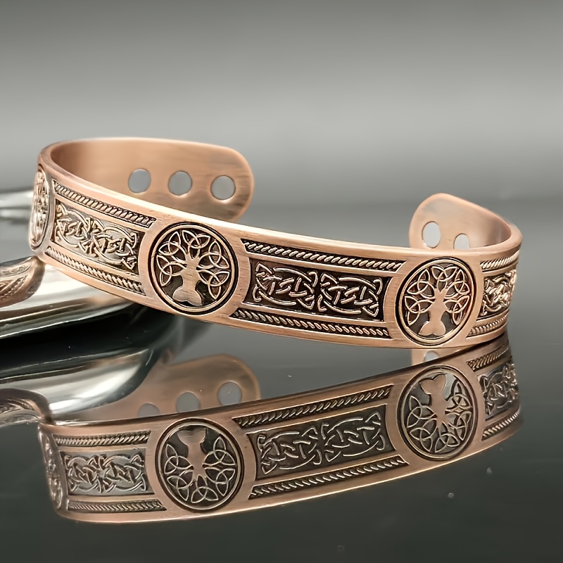 Couple Set Magnetic Bangle Bracelets with Adjustable Length